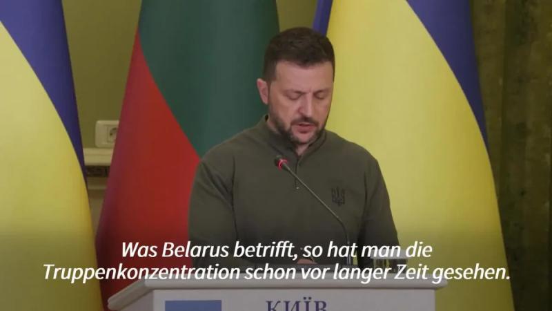 Selenskyj: Russland hat Offensive in der Grenzregion Kursk eingeleitet.